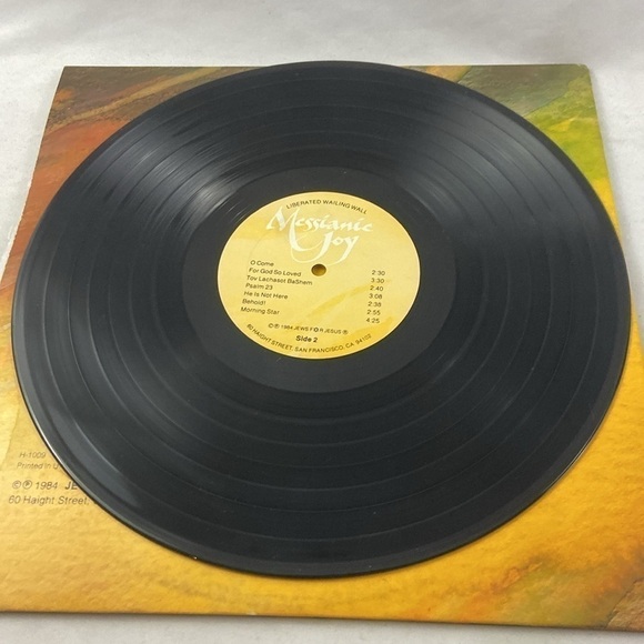 Liberated Wailing Wall Messianic Way 1984 Jews For Jesus Vinyl Record LP - Picture 7 of 13
